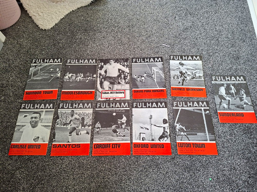 Fulham match programme - match,