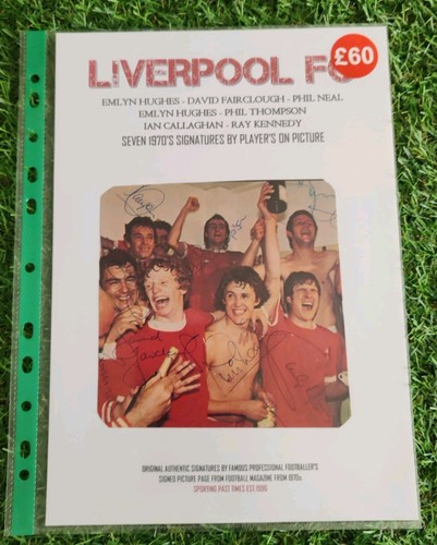 Liverpool 1970s signed - 1970s,