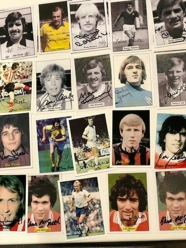 Signed football cards jf - 19,