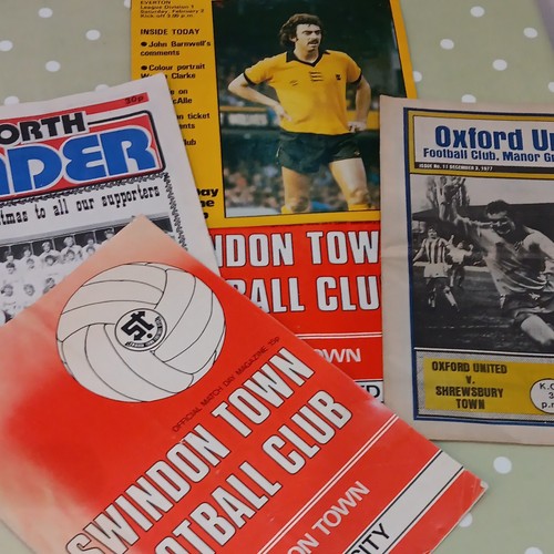 Football match programme - football,