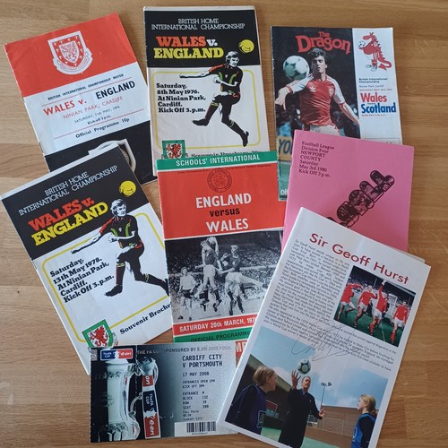 Wales football programmes from - programmes,