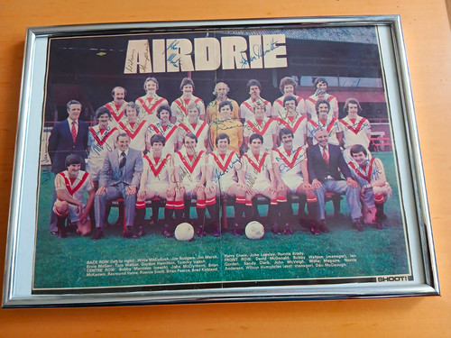 Signed airdrie football club - signed,