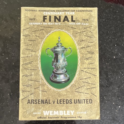 1972 cup final - final, official